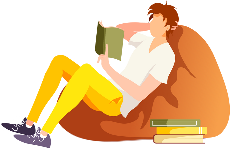 Man Reading Book